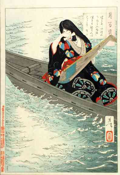 Ariko weeps as her boat drifts in the moonlight